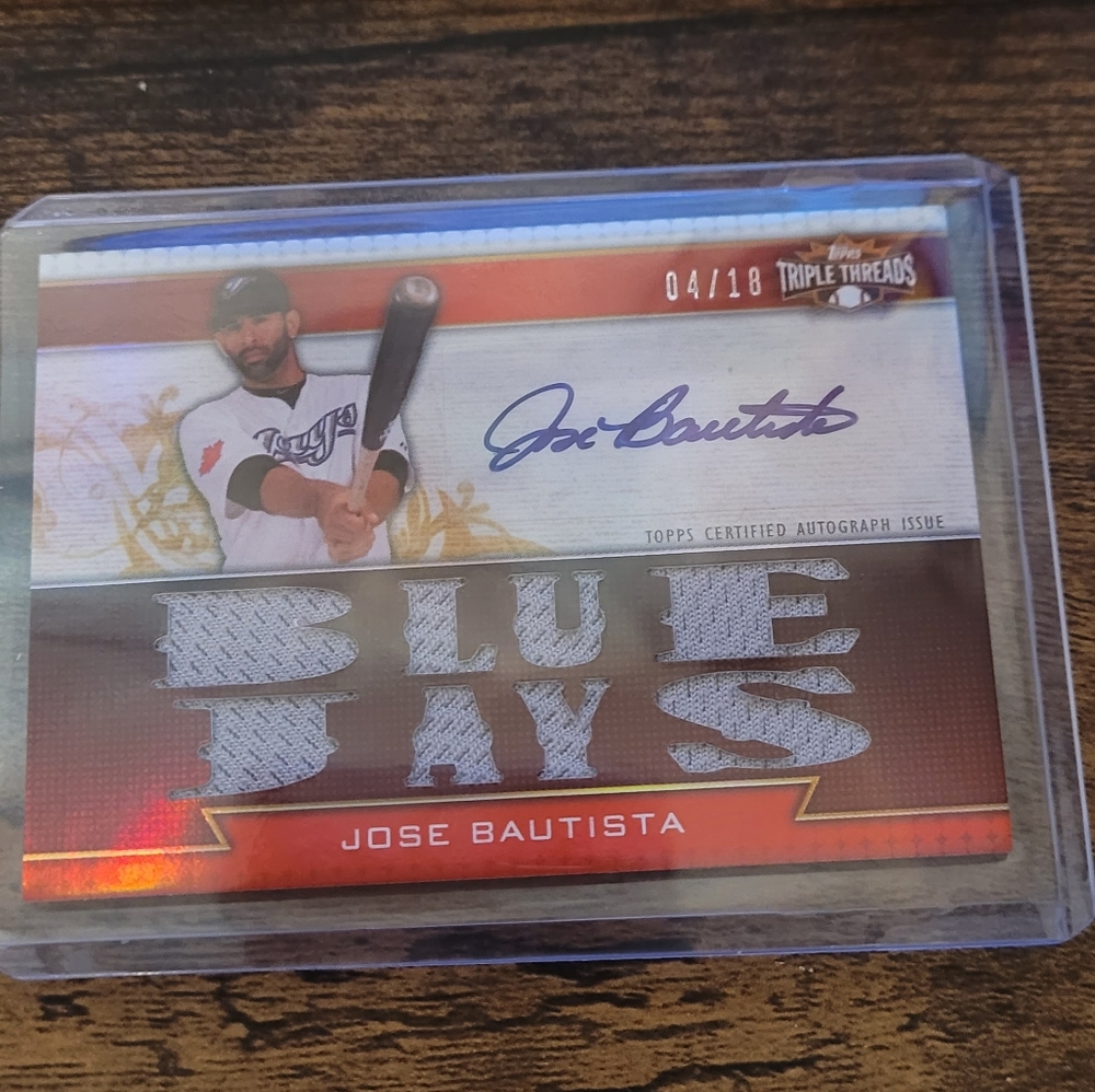 ⚾️2011 Topps Triple Threads Jose Bautista 4 of 18⚾️